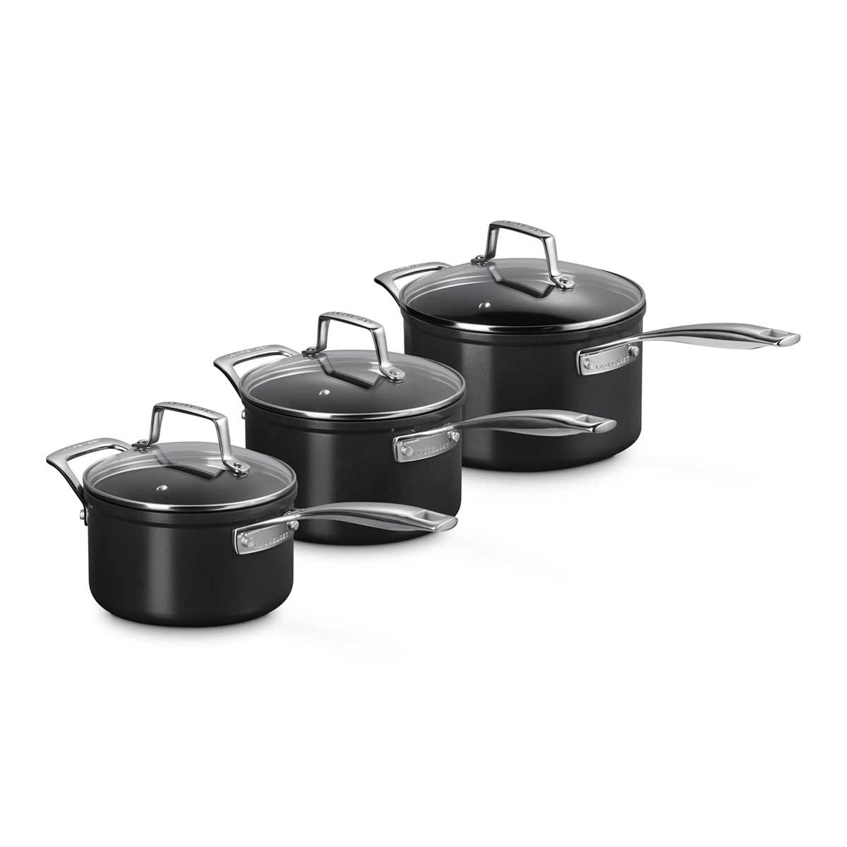 Le Creuset Non-Stick Ceramic 3-Piece Saucepan Set
